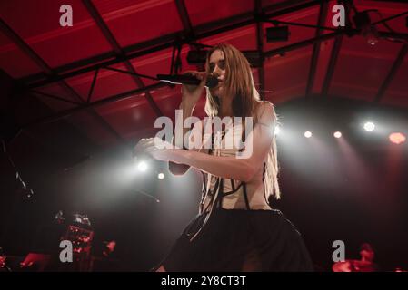 Italian singer Music Concert - Clara - PRIMO Club Tour Clara - pseudonym of Clara Soccini - during the concert PRIMO Club Tour at Largo Venue Club on October 3, 2024 in Rome - Italy Rome Largo Venue Italy Copyright: xRobertoxBettacchix/xLiveMediax LPM 1546683 Stock Photo