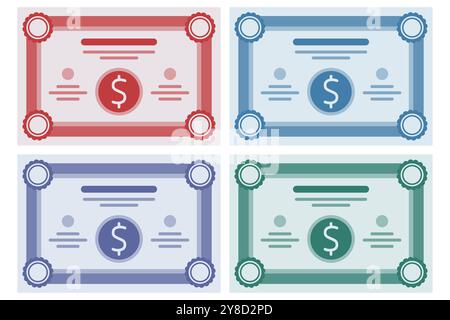 Treasury Bonds T-Bonds , Municipal or Sovereign Bonds. government bonds are a secure way for investors to earn steady returns while funding essential Stock Vector