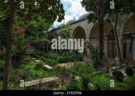 Istanbul, Turkey - September 23, 2024: The Sokullu Mehmed Pasha Madrasa is a funerary madrasa complex in Eyup district of Istanbul, Turkey. Stock Photo