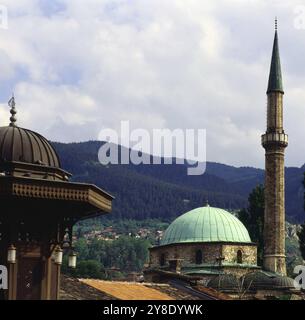 Old Town in Sarajevo, Bosnia-Herzegovina Stock Photo