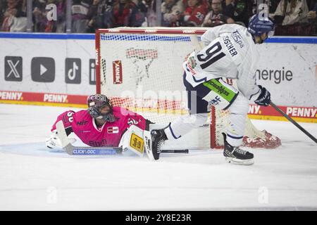 Julius Hudacek (Koeln) Koelner Haie vs Loewen Frankfurt, Eishockey, DEL ...