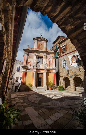 The curious and beautiful Italian Principality of Seborga. Stock Photo