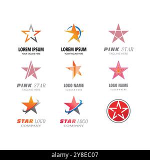Star icon Template vector illustration design Stock Vector