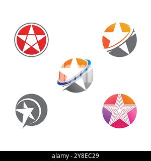 Star icon Template vector illustration design Stock Vector