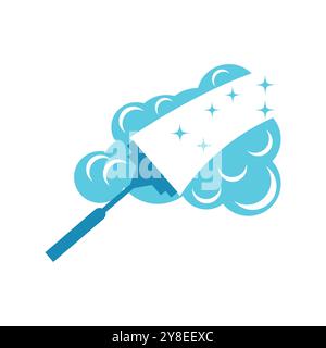 Cleaning logo vector template symbol design Stock Vector