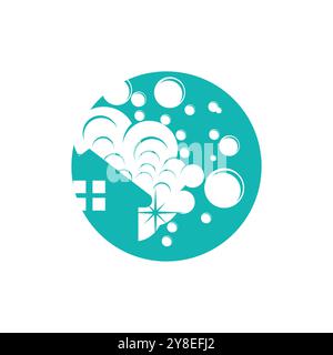 Cleaning logo vector template symbol design Stock Vector