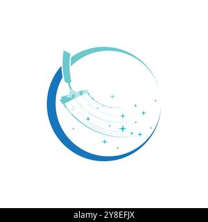 Cleaning logo vector template symbol design Stock Vector