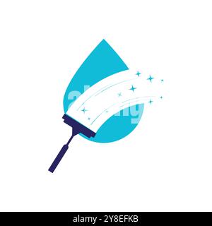 Cleaning logo vector template symbol design Stock Vector