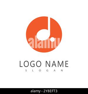 Music note Icon Vector illustration design Stock Vector