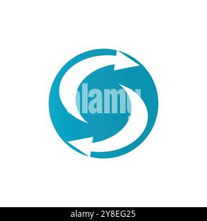 Arrow ilustration logo vector template Stock Vector