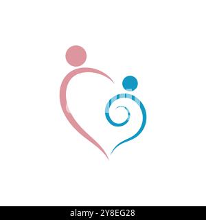 Healthy Life people logo template vector design Stock Vector