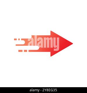 Arrow ilustration logo vector template Stock Vector