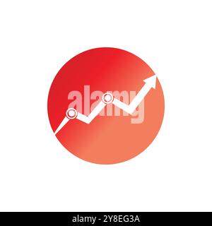 Arrow ilustration logo vector template Stock Vector