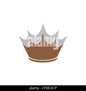 Crown Logo Template vector icon illustration design Stock Vector