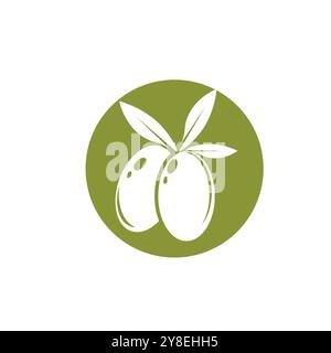 olive icon vector illustration design template Stock Vector