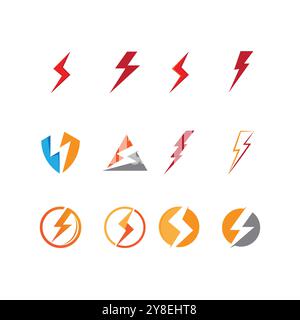 Light logo vector template and symbol Stock Vector