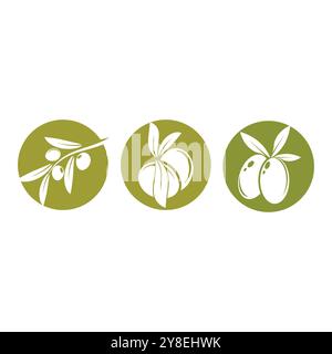 olive icon vector illustration design template Stock Vector