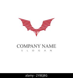bat vector icon logo template illustration design Stock Vector