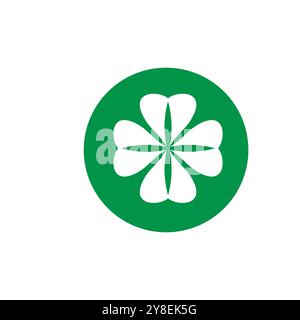 Clover logo vector template nature and symbol Stock Vector