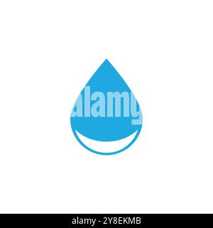 water drop logo vector illustration design Stock Vector
