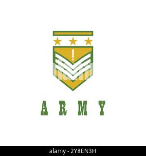 Army logo vector military template symbol design Stock Vector