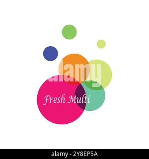 Fresh logo icon and symbol vector flat design template Stock Vector
