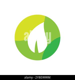Logos of green leaf ecology nature element vector icon Stock Vector