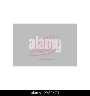 Leaf palm logo vector template symbol and design Stock Vector