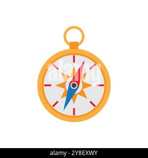 Compass Logo Template vector icon illustration design Stock Vector
