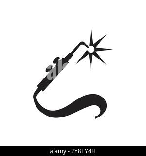 Welding Tool Vector Icon Design Illustration Stock Vector