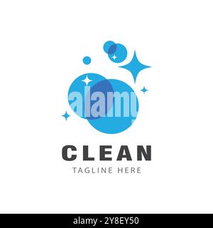 Cleaning Logo Template vector symbol nature Stock Vector