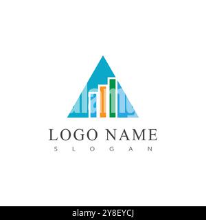 Business Finance logo template vector Stock Vector