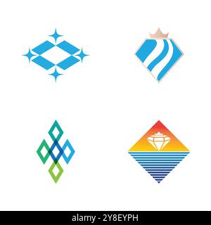 Diamond logo vector design template illustration Stock Vector Image ...