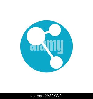 Molecule logo vector symbol template Stock Vector Image & Art - Alamy
