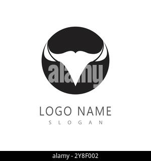 horn logo vector element and symbol design Stock Vector Image & Art - Alamy