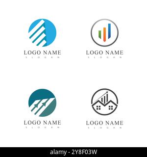 Business Finance logo template vector Stock Vector