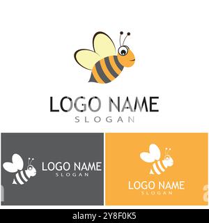 Honeycomb logo vector texture illustration design Stock Vector