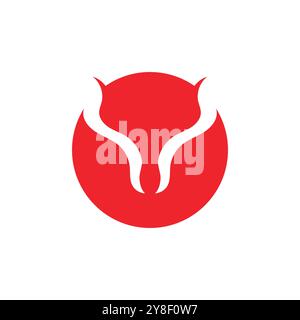 Horn logo vector template and symbol Stock Vector