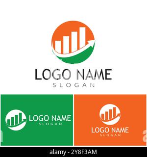Business Finance professional logo template vector Stock Vector
