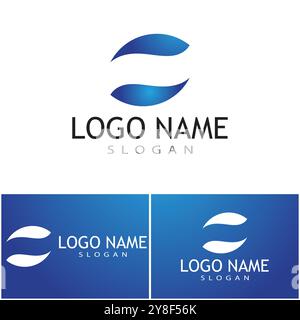 Water wave icon vector illustration design logo Stock Vector