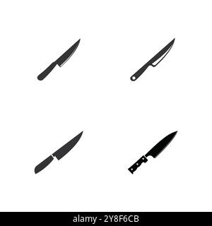Kitchen icon cooking tools vector flat design Stock Vector