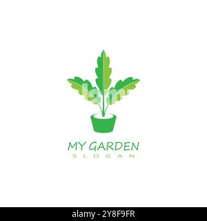 Leaf and Shutter Lens Aperture for Nature Photographer logo design inspiration Stock Vector