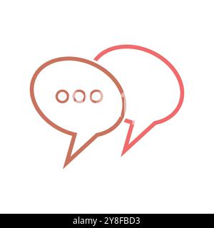 Speech bubble Logo template vector illustration Stock Vector
