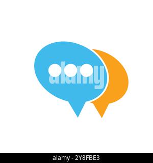 Speech bubble Logo template vector illustration Stock Vector