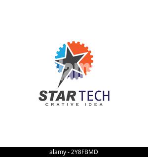 Technology logo template vector illustration Stock Vector