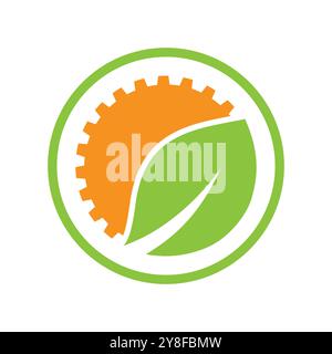 Gear Logo Template vector icon illustration design Stock Vector
