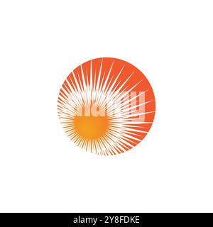 Sun Vector illustration Icon Logo Template design Stock Vector