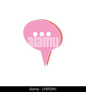 Speech bubble Logo template vector illustration Stock Vector