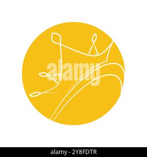 Crown Logo Template vector icon illustration design Stock Vector