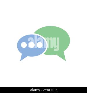 Speech bubble Logo template vector illustration Stock Vector
